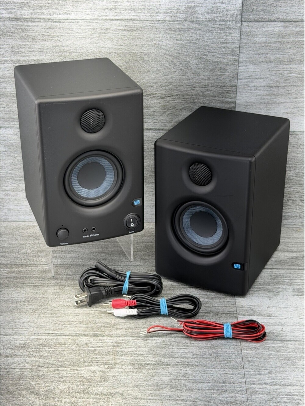 PreSonus Eris E3.5 High Definition Near Field Studio Monitors Pair Right & Left